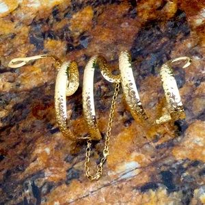 ❀ Gold Snake Spiral Arm Cuff Egyptian Bracelet Fashion Jewelry